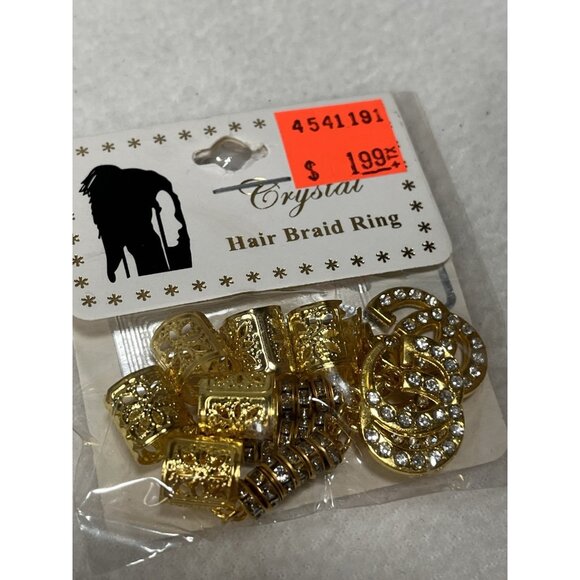 Hair Accessory Lot Dreadlock Tool Braid Cuffs Pins Styling Set New - Picture 11 of 16